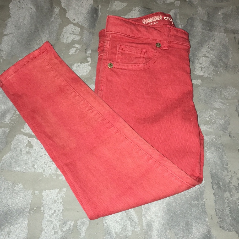 Gymboree girls cropped skinny jeans